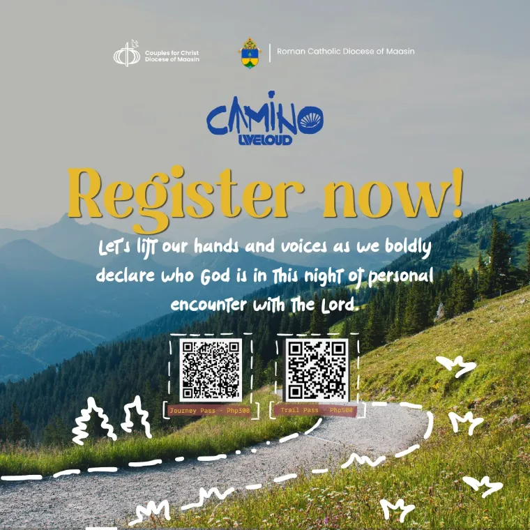 Register now post with two QR codes for the journey and trail passes