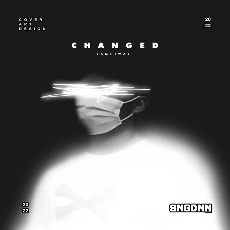 Changed cover art: a masked figure fading into white