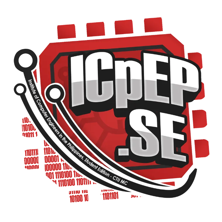 ICpEP.SE chapter logo in red, black and white