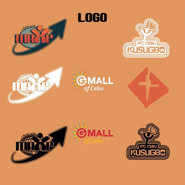 MAXP logo in colour, white and black beside partner logos on orange
